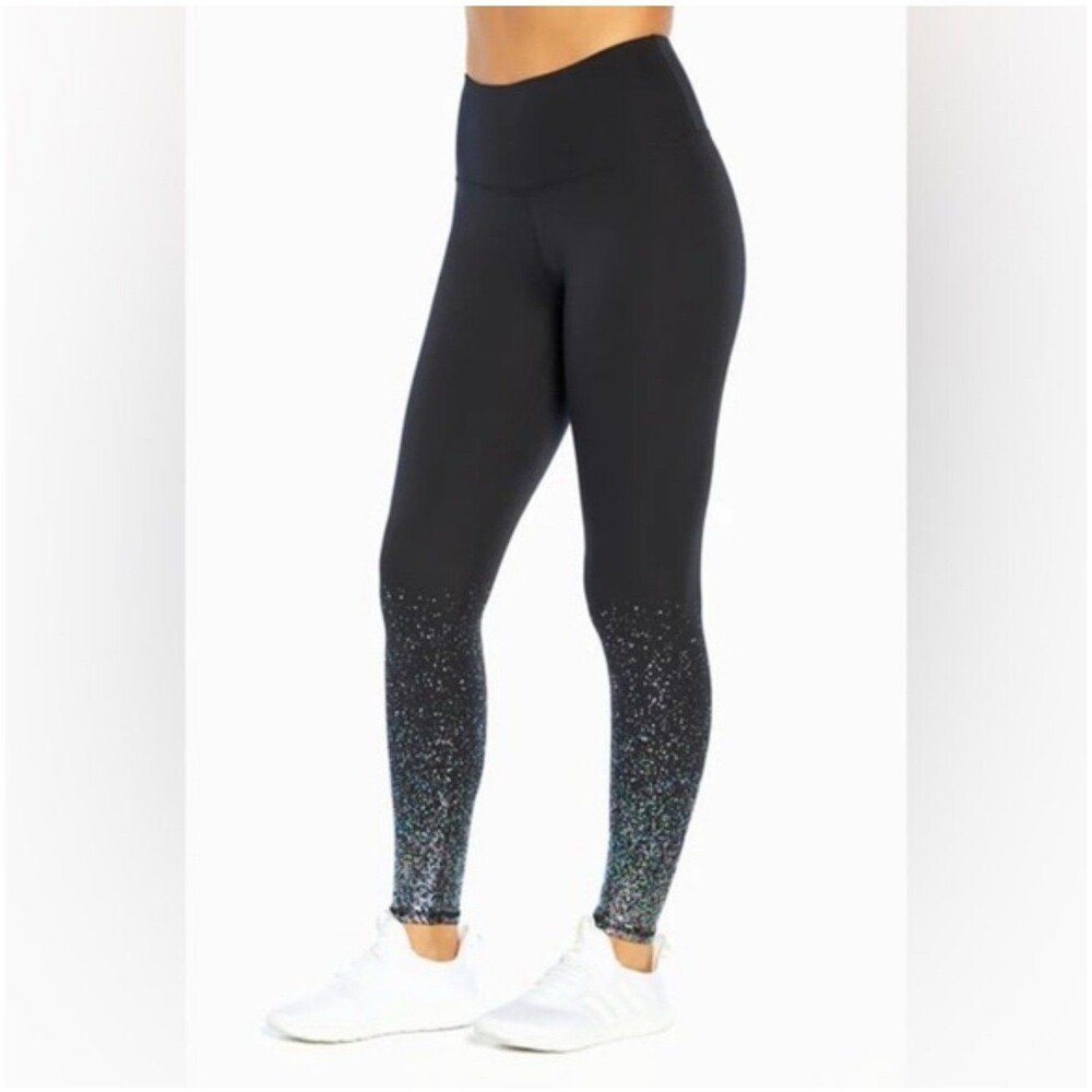 Marika ombre foil leggings 27”